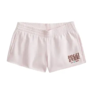 Light Pink Smocked High-Rise Relaxed Shorts