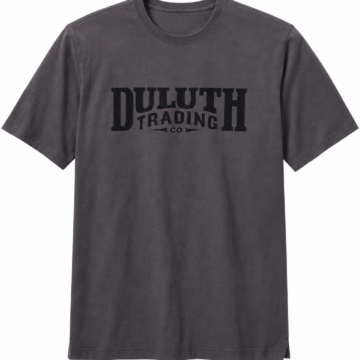 Faded Dark Charcoal Graphic T-Shirt