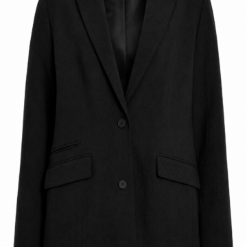Gray Double-Breasted Wool Coat